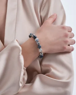 Bijou Brigitte Edelsteinarmbänder>Armband - Mystic Ornament grau