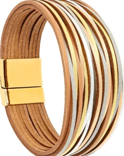 Bijou Brigitte Bunte Armbänder|Bunter Schmuck>Armband - Nature Vibe braun, mehrfarbig