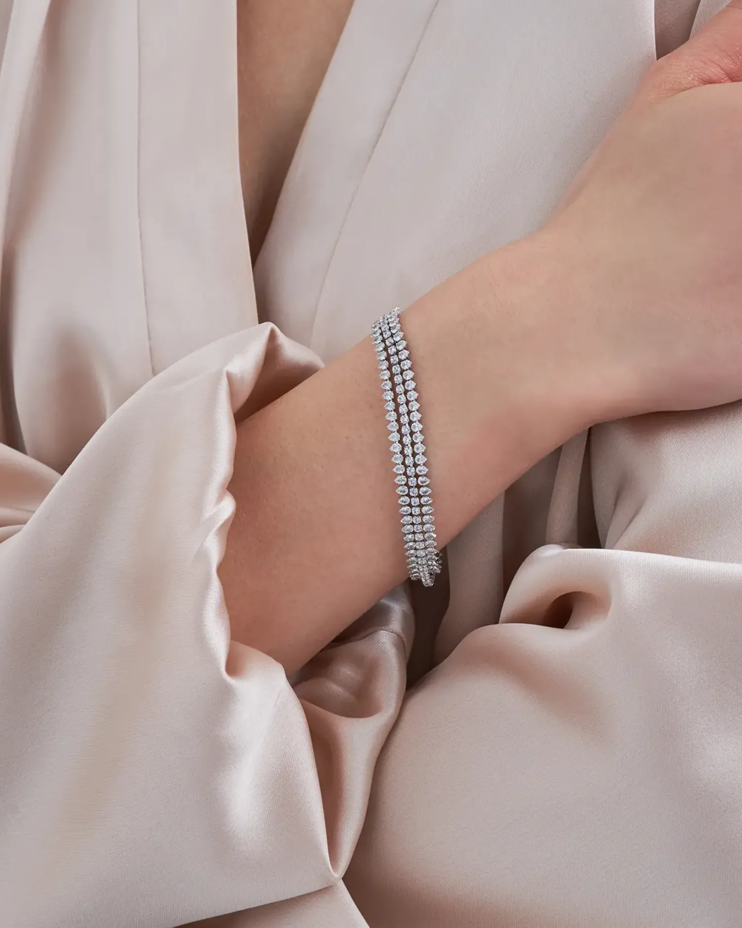 Bijou Brigitte Hochzeitsgäste>Armband - Night Sky silber