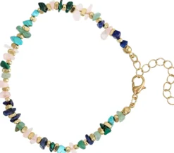 Bijou Brigitte Edelsteinarmbänder|Bunte Armbänder>Armband - Ocean Gems grün, mehrfarbig