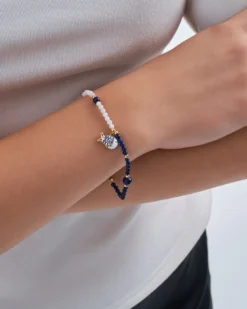 Bijou Brigitte Edelsteinarmbänder|Maritimer Schmuck>Armband - Ocean Lapis weiß, blau