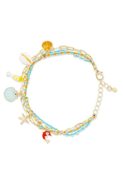 Bijou Brigitte Armbänder Gold|Maritimer Schmuck>Armband - Ocean Treasures türkis, gold