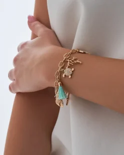 Bijou Brigitte Armbänder Gold|Maritimer Schmuck>Armband - Ocean Wonder gold