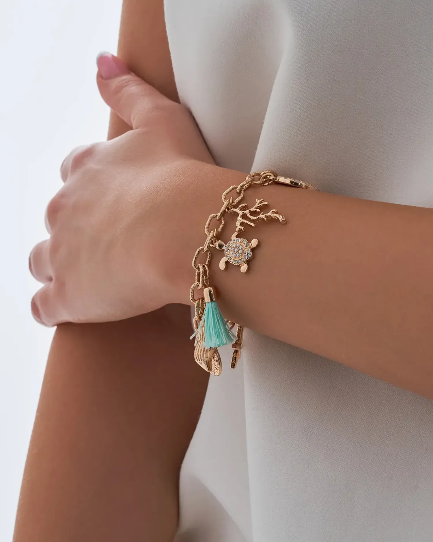 Bijou Brigitte Armbänder Gold|Maritimer Schmuck>Armband - Ocean Wonder gold