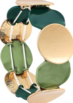 Bijou Brigitte Armbänder Gold>Armband - Olive Tones gold, grün