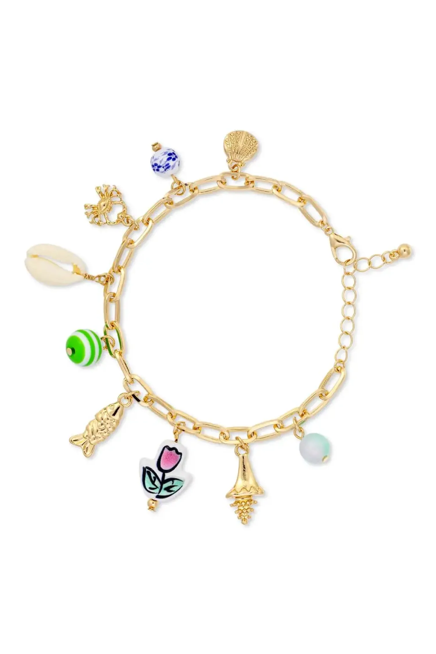 Bijou Brigitte Armbänder Gold|Maritimer Schmuck>Armband - Paradise Charms gold