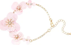 Bijou Brigitte Blumenschmuck>Armband - Pastel Blossom rosa