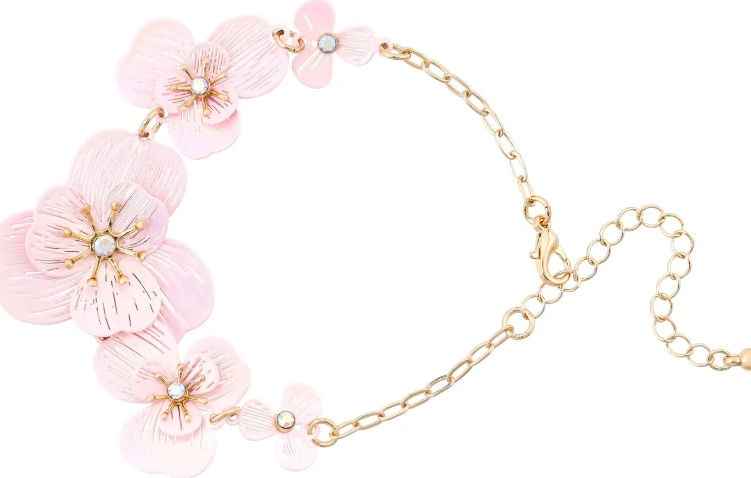 Bijou Brigitte Blumenschmuck>Armband - Pastel Blossom rosa