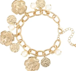 Bijou Brigitte Armbänder Gold|Perlenarmbänder>Armband - Pearl Plates gold