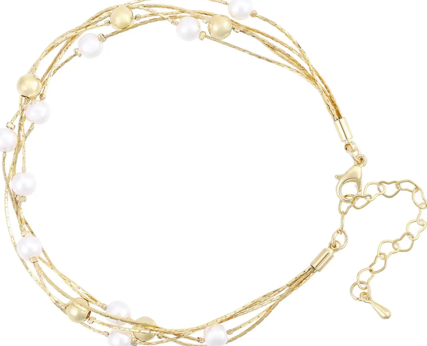 Bijou Brigitte Armbänder Gold|Perlenarmbänder>Armband - Pearly Rows gold