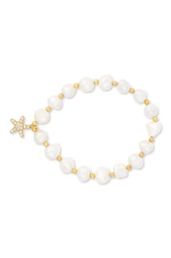 Bijou Brigitte Perlenschmuck>Armband - Pearly Star weiß