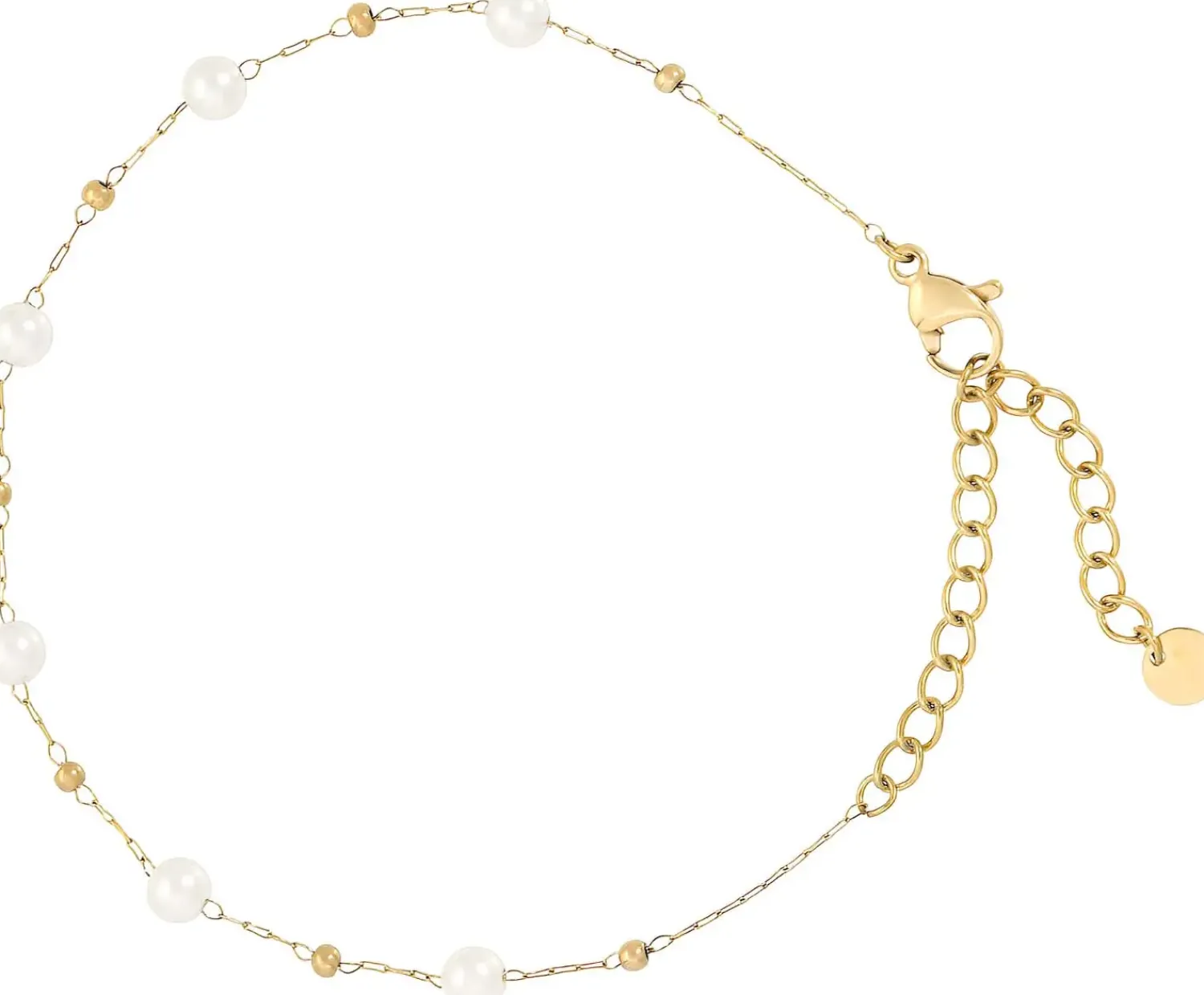 Bijou Brigitte Perlenschmuck|Armbänder Gold>Armband - Pearly Sweetness gold, weiß