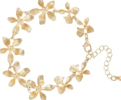 Bijou Brigitte Armbänder Gold|Blumenschmuck>Armband - Perfect Blossom gold