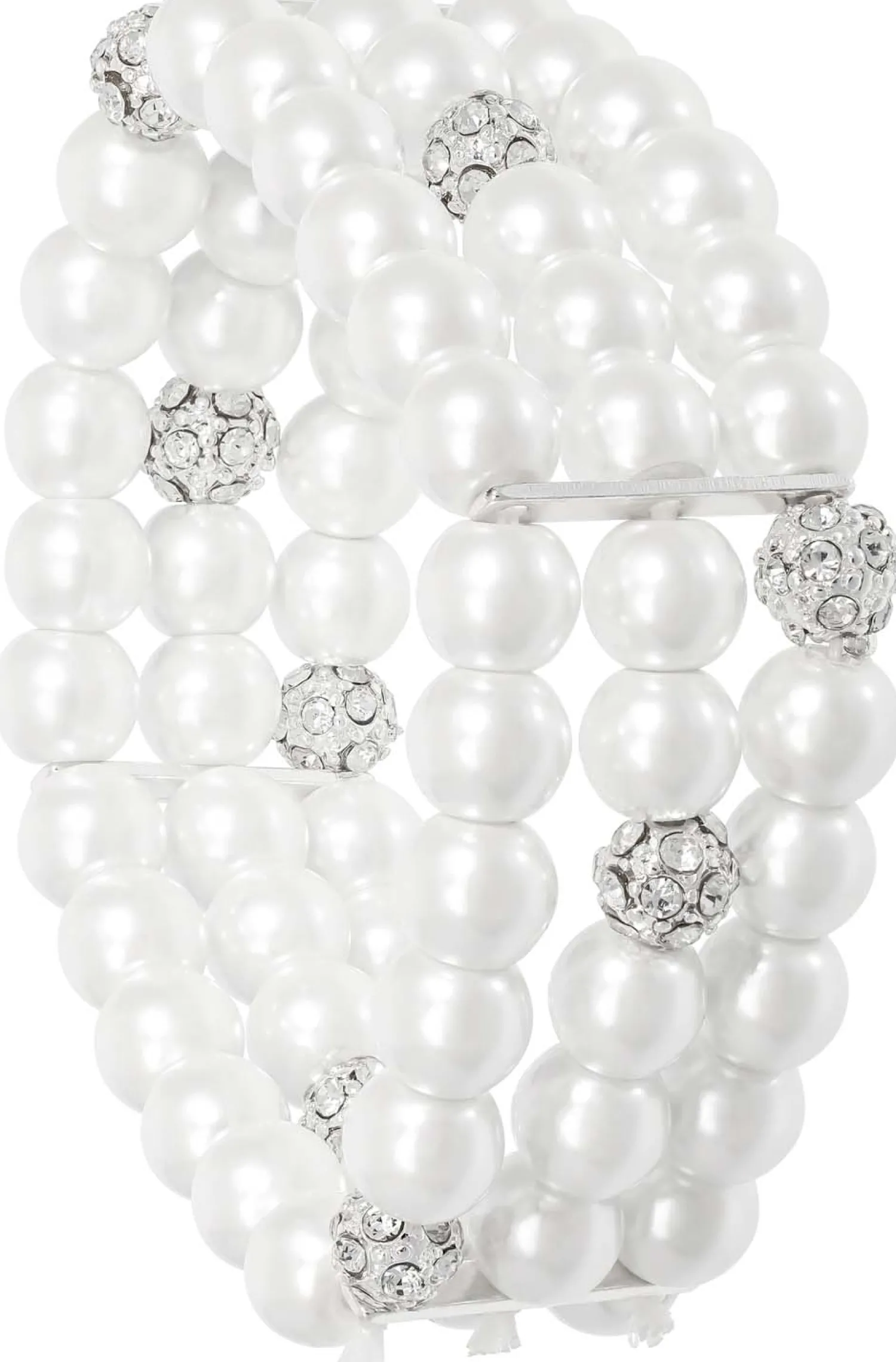 Bijou Brigitte Perlenschmuck|Perlenarmbänder>Armband - Perky Pearls weiß