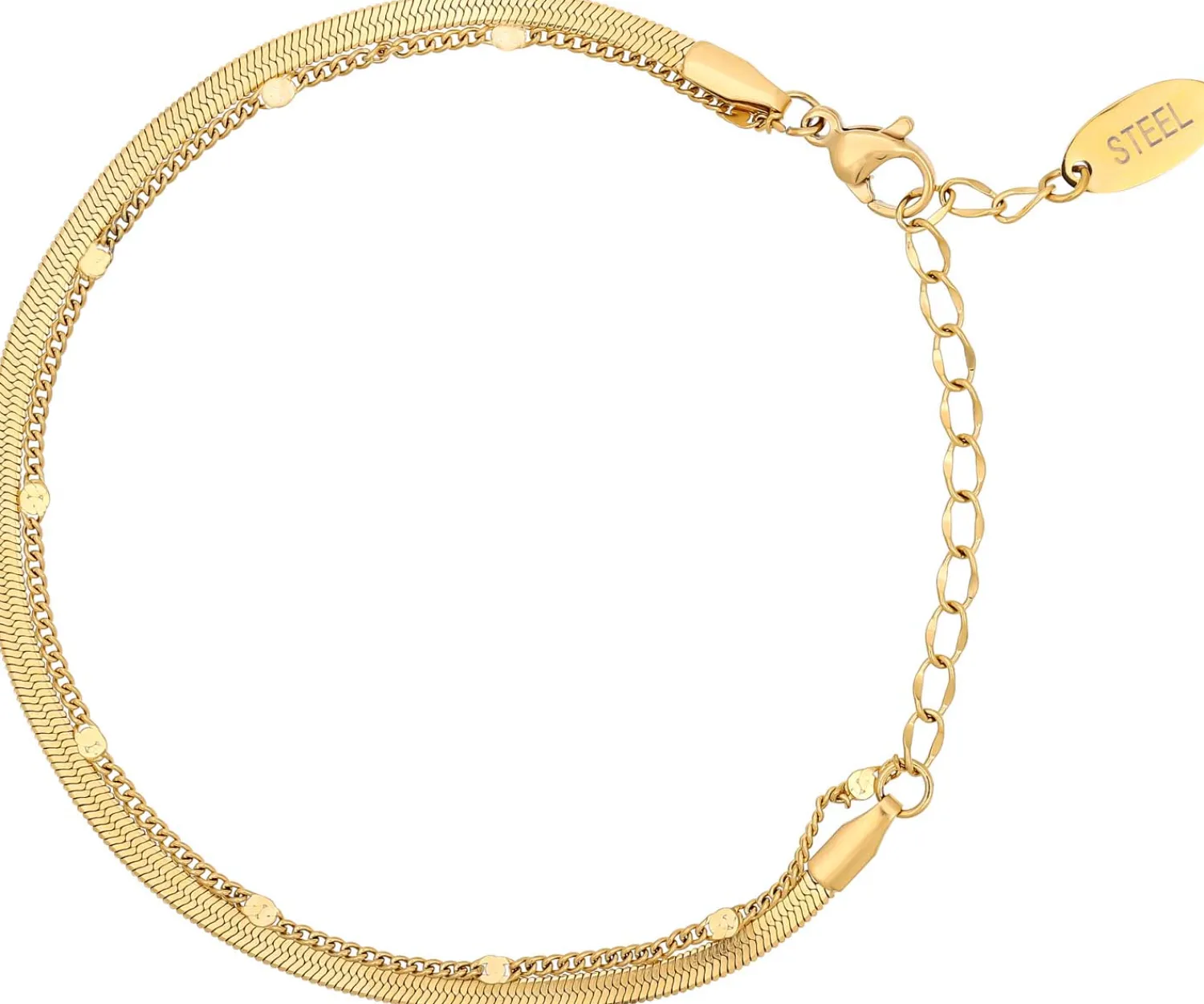 Bijou Brigitte Armbänder Gold|Edelstahlarmbänder>Armband - Pretty Steel gold