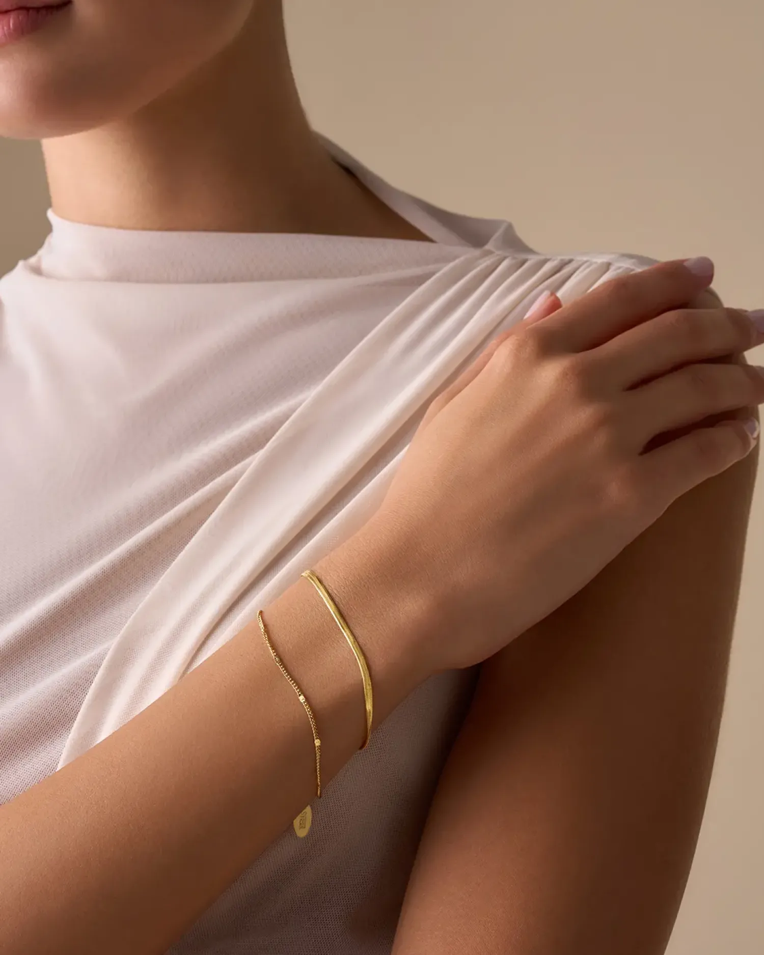Bijou Brigitte Armbänder Gold|Edelstahlarmbänder>Armband - Pretty Steel gold