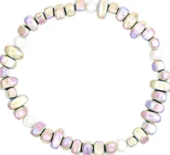 Bijou Brigitte Edelsteinarmbänder|Bunte Armbänder>Armband - Rainbow Hematite mehrfarbig, silber