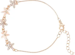 Bijou Brigitte Blumenschmuck|Für Bestimmte Personen>Armband - Rose Blossom rosa, roségold