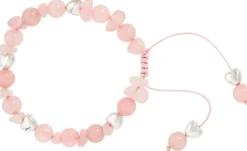 Bijou Brigitte Edelsteinarmbänder|Für Bestimmte Personen>Armband - Rose Hearts rosa