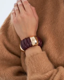 Bijou Brigitte Armbänder Gold>Armband - Rustic Glow braun, gold