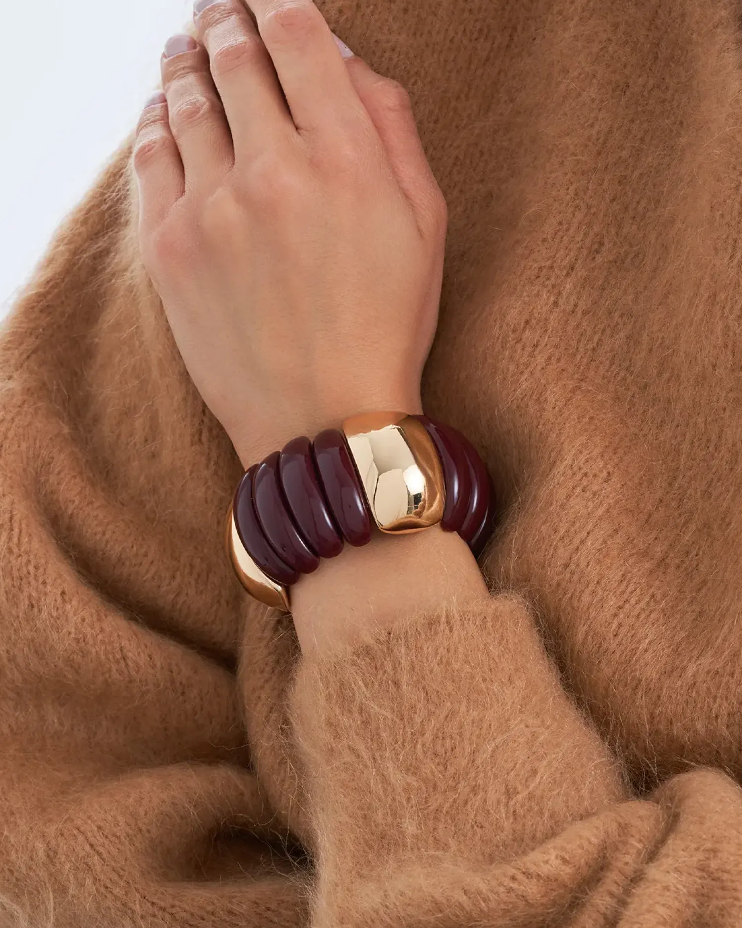 Bijou Brigitte Armbänder Gold>Armband - Rustic Glow braun, gold