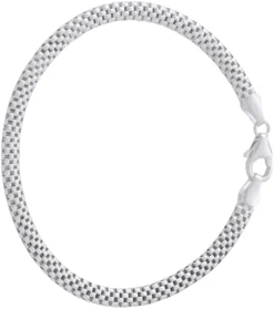 Bijou Brigitte Armbänder 925Er Silber|Armbänder 925Er Silber>Armband - Schachbrett silber