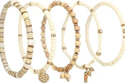 Bijou Brigitte Boho-Schmuck>Armband-Set - Summer beige