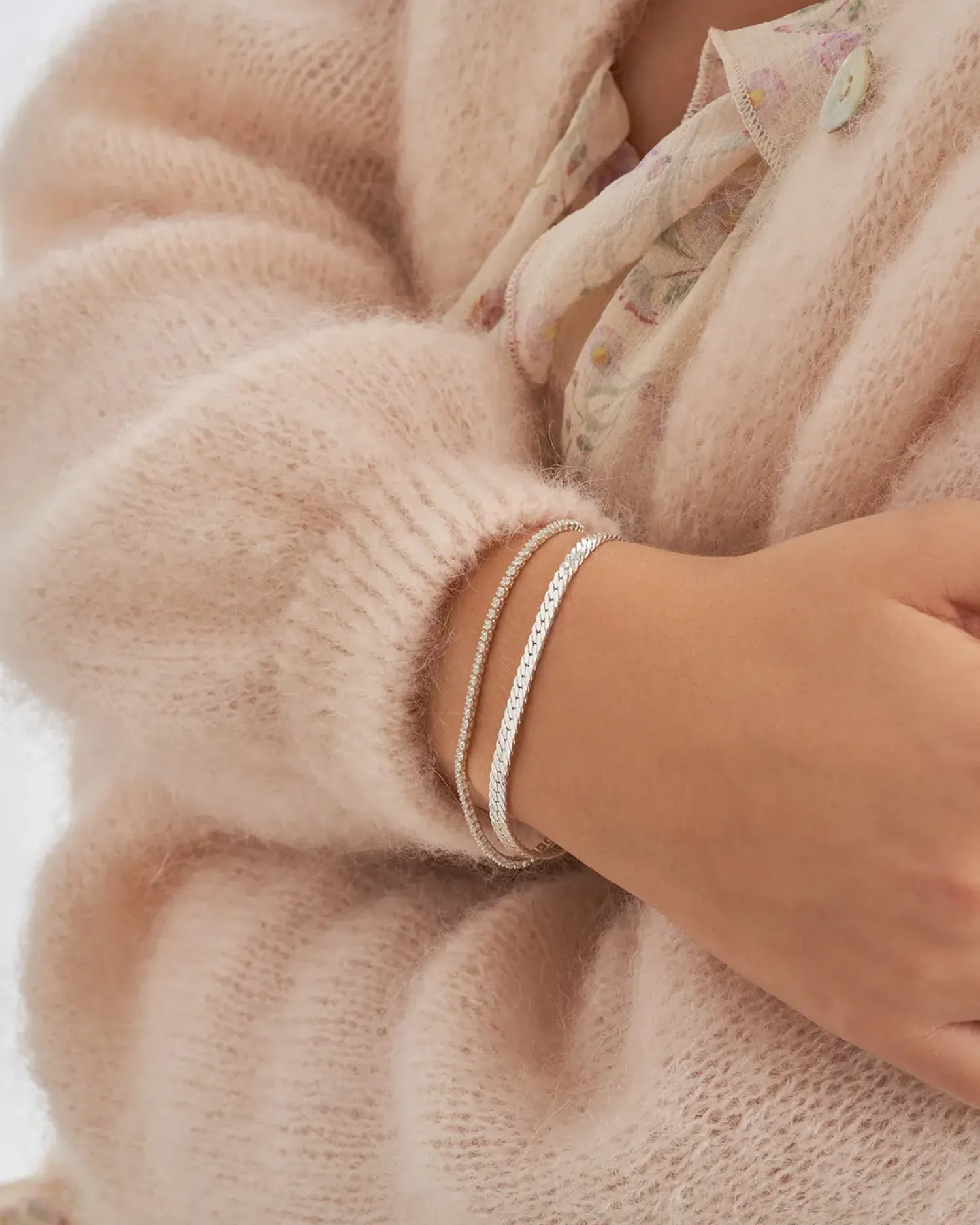 Bijou Brigitte Basics>Armband-Set - Classy Bracelet silber