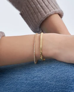 Bijou Brigitte Armbänder Gold>Armband-Set - Classy Chains gold