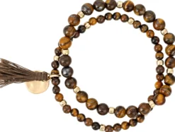 Bijou Brigitte Edelsteinarmbänder>Armband-Set - Eye of Tiger braun