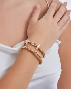 Bijou Brigitte Armbänder Gold|Perlenarmbänder>Armband-Set - en Pearls gold