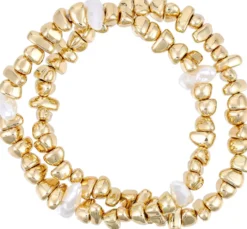 Bijou Brigitte Armbänder Gold|Perlenarmbänder>Armband-Set - en Pearls gold