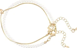 Bijou Brigitte Perlenschmuck|Armbänder Gold>Armband-Set - Minimal Luxe gold, weiß