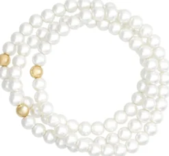 Bijou Brigitte Perlenschmuck|Perlenarmbänder>Armband-Set - Pearly Trio weiß