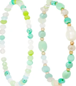 Bijou Brigitte Pastellschmuck>Armband-Set - Summer Beads türkis