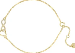 Bijou Brigitte Silver Crystals|Armbänder 925Er Silber>Armband - Shiny Infinity gold