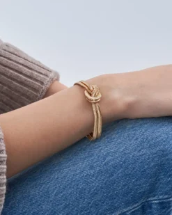 Bijou Brigitte Armbänder Gold>Armband - Shiny Knot gold