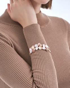 Bijou Brigitte Armbänder Gold>Armband - Shiny Metal gold, roségold