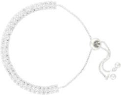 Bijou Brigitte Hochzeitsgäste>Armband - Shiny Zirkonia silber