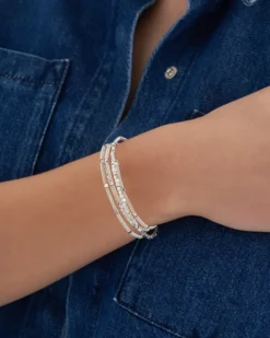 Bijou Brigitte Armreifen|Für Bestimmte Personen>Armband - Silver Motion silber