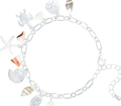 Bijou Brigitte Maritimer Schmuck|Muschelschmuck>Armband - Silver Ocean silber
