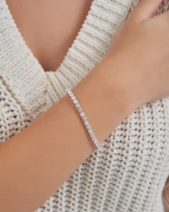 Bijou Brigitte Basics>Armband - Silver Sparkle silber