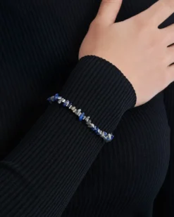 Bijou Brigitte Edelsteinarmbänder|Boho-Schmuck>Armband - Simple Lapis blau