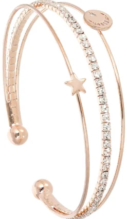 Bijou Brigitte Armreifen>Armband - Sparkling Moon roségold