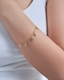 Bijou Brigitte Armbänder Gold|Boho-Schmuck>Armband - Starry Sparkle gold