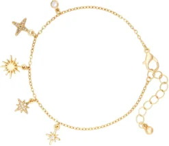 Bijou Brigitte Armbänder Gold|Boho-Schmuck>Armband - Starry Sparkle gold
