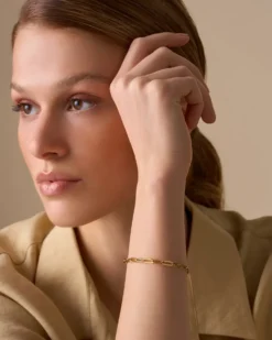 Bijou Brigitte Edelstahlschmuck In Gold|Armbänder Gold>Armband - Steel Basic gold