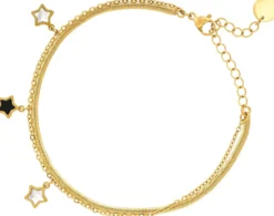 Bijou Brigitte Armbänder Gold|Edelstahlarmbänder>Armband - Steel Stars gold