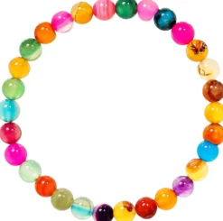 Bijou Brigitte Edelsteinarmbänder|Bunte Armbänder>Armband - Summer Agate mehrfarbig