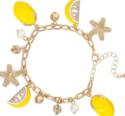 Bijou Brigitte Armbänder Gold>Armband - Summer Lemon gold
